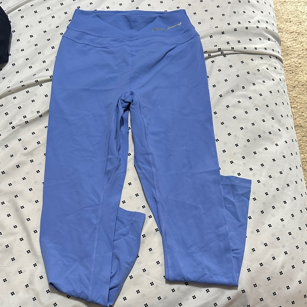 GS Whitney Simmons blue Leggings